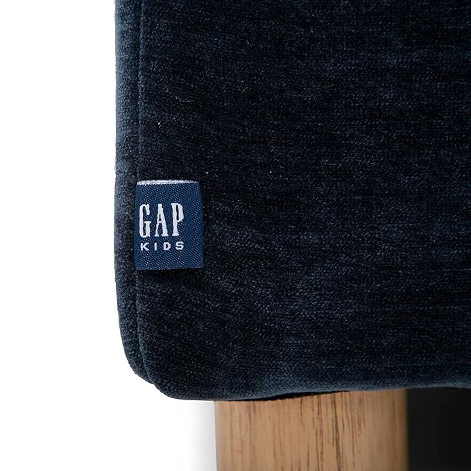 GAP GapKids Upholstered Chair, Navy - LeafyLoom