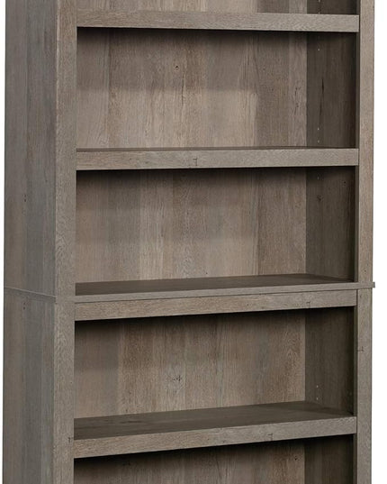 Sauder Miscellaneous Storage 5-Shelf Bookcase/Book Shelf, Mystic Oak Finish - LeafyLoom