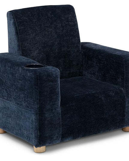 GAP GapKids Upholstered Chair, Navy - LeafyLoom