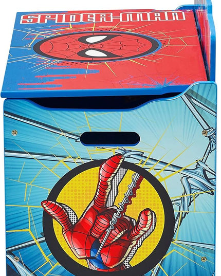 Delta Children Deluxe Toy Box, Spider-Man - LeafyLoom