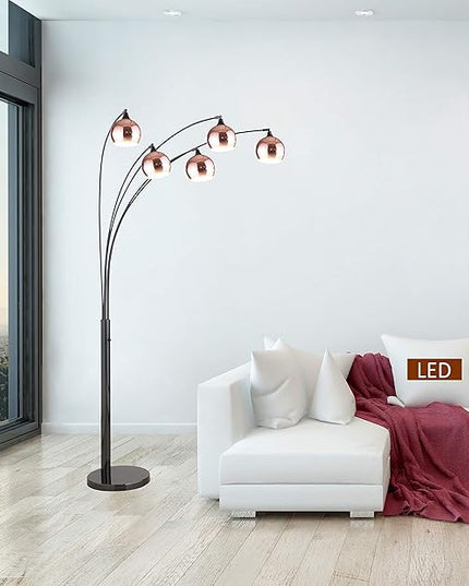 Artiva USA Amore 86" Two-Tone LED Floor Lamp with Dimmer 5000 Lumen - LeafyLoom