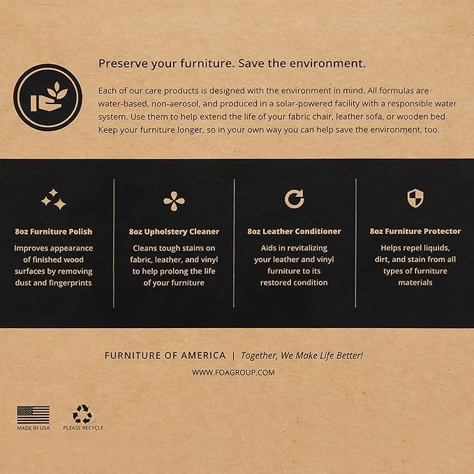 Furniture of America Colt Transitional Solid Wood 5-Piece Counter Height Set, Includes Square Table and 4 Beige Upholstered Stools for Kitchen, Dining Room, Gray with Care Kit - LeafyLoom