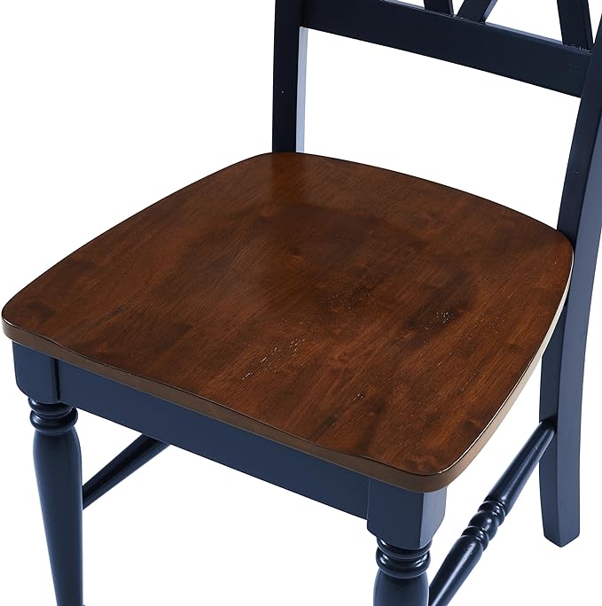Crosley Furniture Shelby Dining Chairs (Set of 4), Navy - LeafyLoom