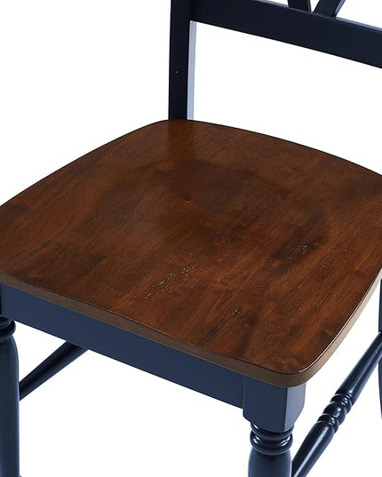 Crosley Furniture Shelby Dining Chairs (Set of 2), Navy - LeafyLoom