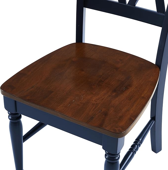 Crosley Furniture Shelby Dining Chairs (Set of 2), Navy - LeafyLoom