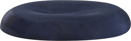 DMI Seat Cushion Donut Pillow and Chair Pillow for Tailbone Pain Relief, Hemorrhoids, Prostate, Pregnancy, Post Natal, Pressure Relief and Surgery, 14 x 12.5 x 3, Navy - LeafyLoom