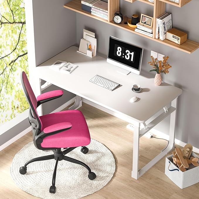 Office Chair, Ergonomic Desk Chair with Adjustable Lumbar Support, High Back Mesh Computer Chair with Flip-up Armrests-BIFMA Passed Task Chairs, Executive Chair for Home Office - LeafyLoom