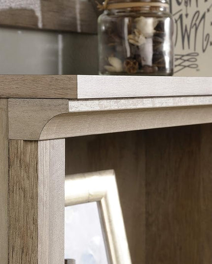 Sauder Miscellaneous Storage 3-Shelf Bookcase/ Book Shelf, Lintel Oak finish - LeafyLoom