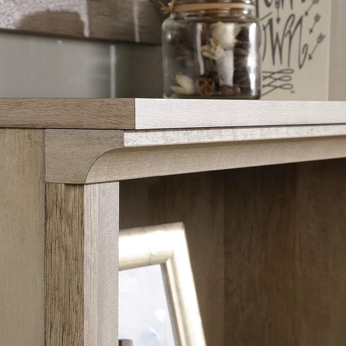 Sauder Miscellaneous Storage 3-Shelf Bookcase/ Book Shelf, Lintel Oak finish - LeafyLoom
