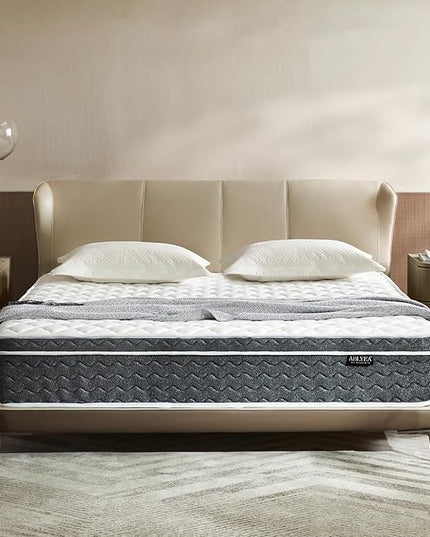 Full Size Mattress 12 Inch Hybrid Mattress Full in a Box with Memory Foam - Individually Wrapped Pocket Coils Spring, Edge Support Pressure Relief, CertiPUR-US Certified(Medium Firm) - LeafyLoom