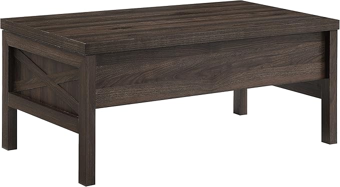 NicBex Coffee Table Wooden Lift Top Coffee Table with Storage Center Tables with Hidden Compartments and Legs Lift Tabletop Dining Table for Living Room, Office, and Bedroom,43" W, Brown - LeafyLoom