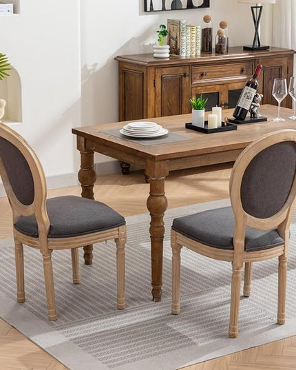 NicBex Haerin-SD-00127-LWJ Dining Chairs, 22.8"x19.3"x37.4", Dark Gray - LeafyLoom