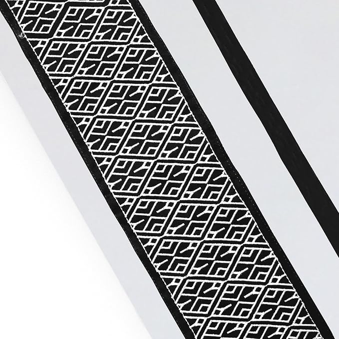 Egyptian Cotton Sheets Cal King Size - 1000 TC 4 Pc California King Sheets, Smooth Sateen Weave Sheets, 18" Deep Pocket, Ultra Luxury Sheets, Cal King Sheet Set - Black Embroidered Light Grey Sheets - LeafyLoom