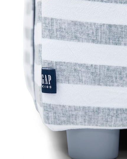 GAP GapKids Upholstered Chair, Grey/White - LeafyLoom
