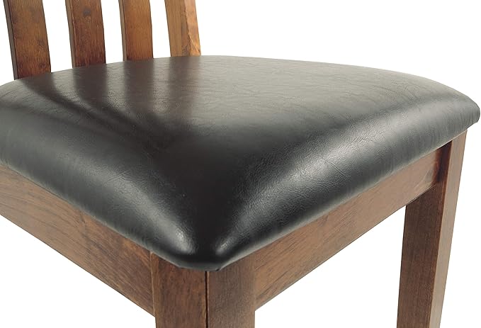 Signature Design by Ashley Ralene Rake Back 19" Dining Room Chair 2 Count, Medium Brown - LeafyLoom