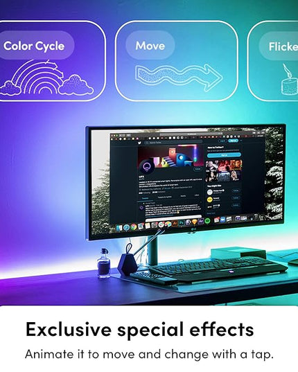 LIFX Lightstrip 40" Extension Only (no Controller or Supply Included), Wi-Fi Smart LED Light Strip, Full Color with Polychrome Technology™. LIFX