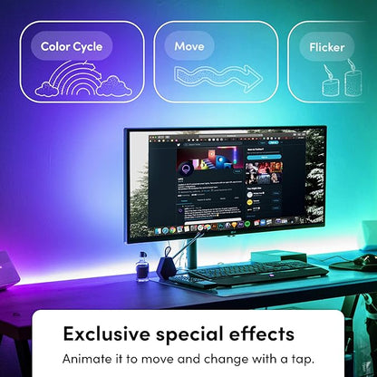 LIFX Lightstrip 40" Extension Only (no Controller or Supply Included), Wi-Fi Smart LED Light Strip, Full Color with Polychrome Technology™. LIFX