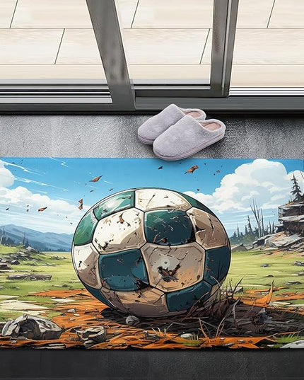 Football Rug for Boys Bedroom - Kids Rug Football Rug Basketball Rugs for Teen Boys Bedroom Football Carpet for Boys Bedroom Football Rugs for Boys Girls Sports Room,2'×3' - LeafyLoom