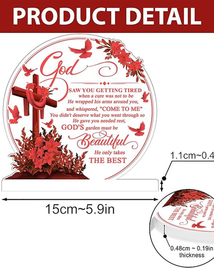 In Memory of Loved One Gifts for Mom, Mother, Father, Dad, Husband, Son, Loved One | Memorial Gifts for Loss | Sympathy Gifts for Loss of | Bereavement Gift Idea | Memory Night Light - LeafyLoom