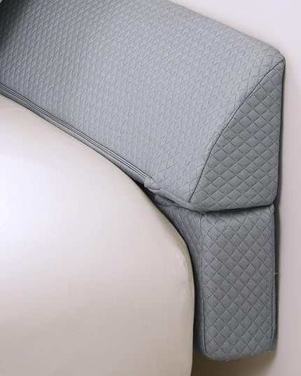 HOMBYS Wedge Pillow Headboard for Bed Gap,Foldable Bed Wedge Gap Filler Queen Size,Matterss Gap Filler,Multi Functional Bed Crack Pillow, Fill The Gap (0-7") Between Your Headboard and Mattress - LeafyLoom