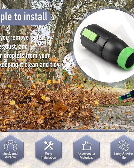 AST2000 Handheld Blower Short Tube Attachment for EGO LB5300/LB5750/LB5800/LB6500/LB6510/LB6700/LB7650, Compatible with Tapered Nozzle AN7650R and Spread Nozzle AN7650S- 7.5-inch Length - LeafyLoom