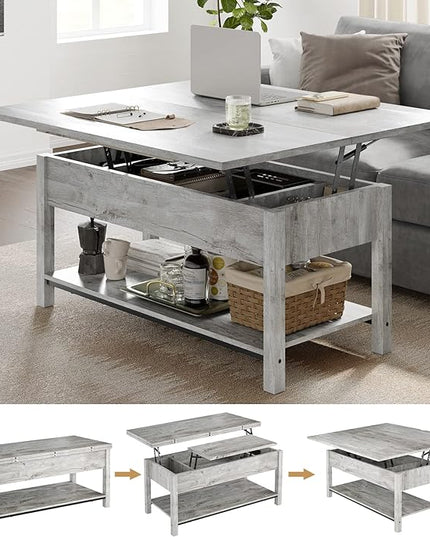 FABATO coffee table, Gray - LeafyLoom