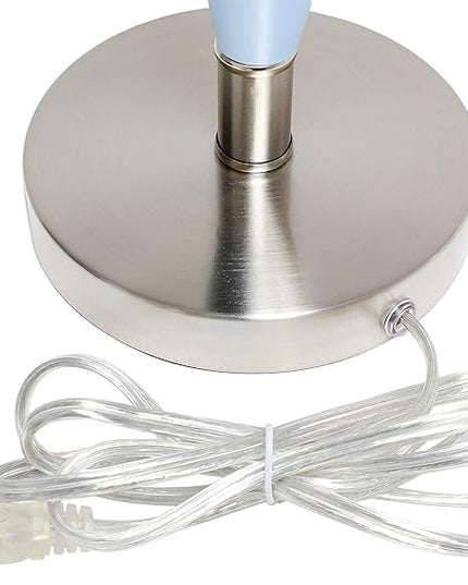 Elegant Designs LT3308-BLU Needle Stick Table Lamp, Blue - LeafyLoom