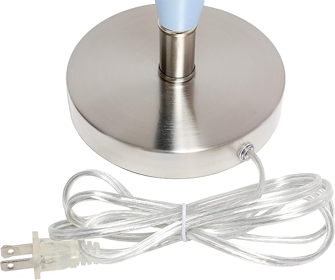 Elegant Designs LT3308-BLU Needle Stick Table Lamp, Blue - LeafyLoom