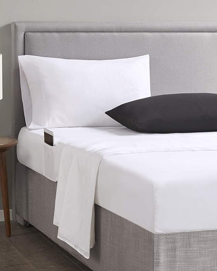 Comfort Spaces Bed in A Bag - Trendy Casual Design Cozy Comforter with Complete Sheet Set with Side Pocket, All Season Cover, Matching Shams, Twin XL (66 in x 90 in), Ava Medallion Black 6 Piece - LeafyLoom