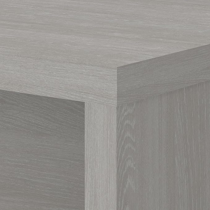 Bush Business Furniture Echo Computer Desk, 72W, Gray Sand - LeafyLoom