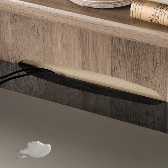 Sauder Graham Hill Desk, Salt Oak finish - LeafyLoom