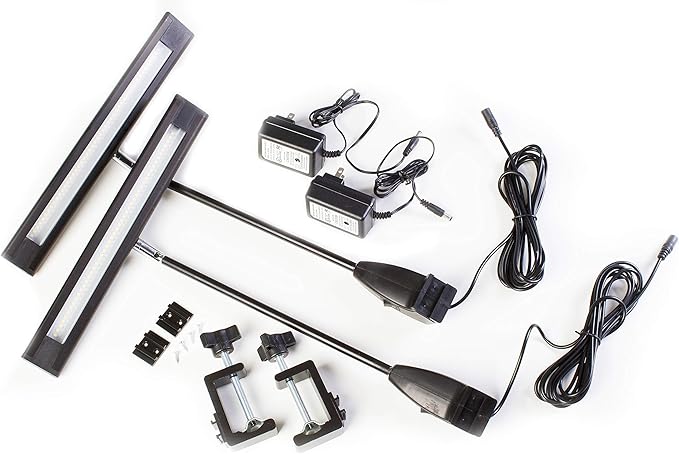 2pcs Trade Show LED Light for Popup Booth Exhibit back drop Panel with UL Listed Power supply - LeafyLoom