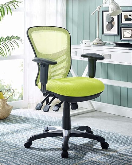 Modway Articulate Ergonomic Mesh Office Chair in Green - LeafyLoom