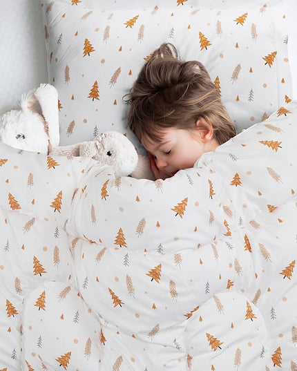 Utopia Bedding All Season Pine Tree Comforter Set with 2 Pillow Cases, 3 Piece Soft Brushed Microfiber Kids Bedding Set for Boys/Girls, Machine Washable (Twin) - LeafyLoom