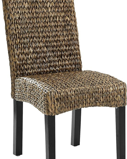 Crosley Furniture Edgewater Dining Chair, Set of 2, Seagrass - LeafyLoom