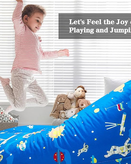 Jorbest Stuffed Animal Storage, Soccer Stuffed Animal Bean Bag Storage, Bean Bag Chair Cover for Kids, Luxury Velvet Stuffie Seat - Cover ONLY (200L/52 Gal) - LeafyLoom