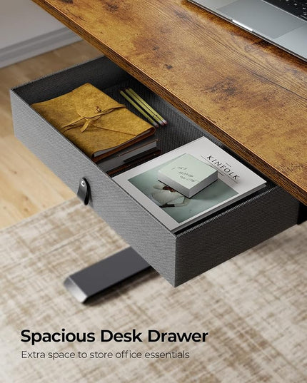 Marsail TZESD12V home-office-desks, 48 x 24 Inch, Rustic - LeafyLoom