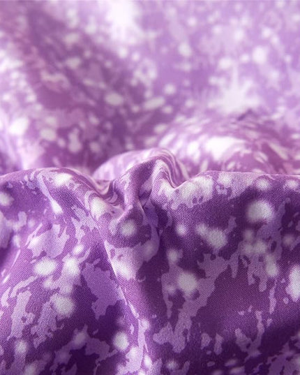 Holawakaka Kids Space Star Glitter Comforter Set Ombre Pink Purple Print Ombre Bedding Set Twin/Twin XL Size Girls Gradient Galaxy Dorm Bed Sets (Pink Purple,Twin) - LeafyLoom