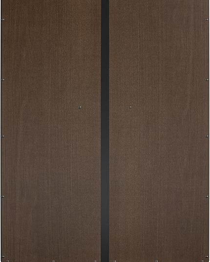 Novogratz Brittany 4 Shelf Bookcase, Walnut - LeafyLoom
