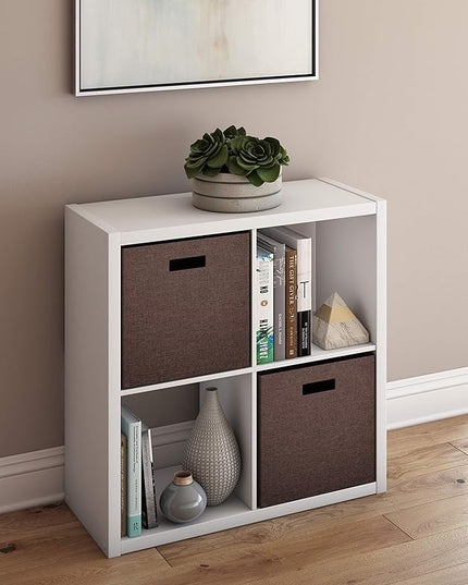 ClosetMaid 4549 Decorative Open Back 4-Cube Storage Organizer, White - LeafyLoom
