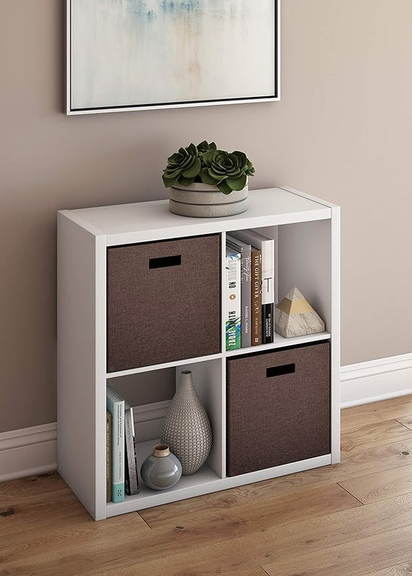 ClosetMaid 4549 Decorative Open Back 4-Cube Storage Organizer, White - LeafyLoom