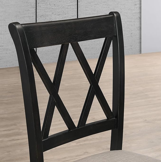 NicBex Haerin-SD-00150-LWJ Dining Chairs, 20"x19"x38", Black - LeafyLoom