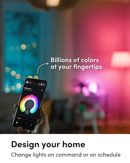LIFX Color A19 800 lumens, Billions of Colors and Whites, Wi-Fi Smart LED Light Bulb, No Bridge Required, Works with Alexa, Hey Google, HomeKit and Siri (2-Pack) LIFX