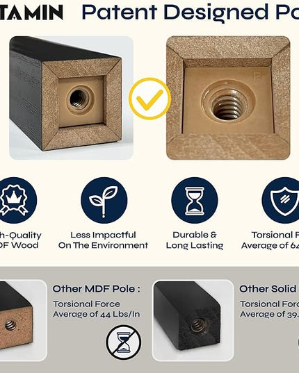 ATAMIN Alvis Edge 72" Floor Lamps for Living Room Decor(White) - LeafyLoom