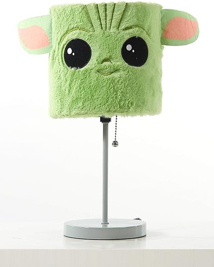Idea Nuova Star Wars: The Mandalorian The Child Plush Shade Table Lamp, Green - LeafyLoom