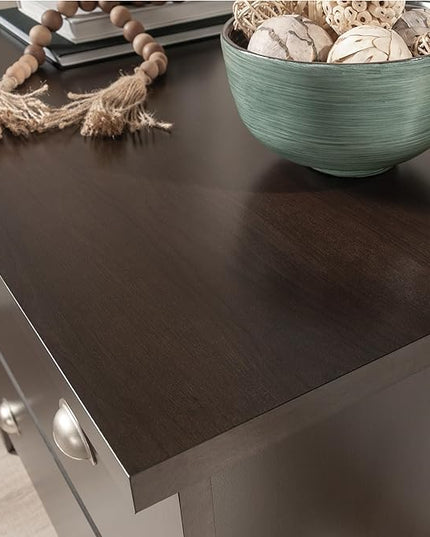 Sauder Summit Station 2-Drawer Lateral File Cabinet, L: 33.86" x W: 20.87" x H: 29.02", Cinnamon Cherry finish - LeafyLoom
