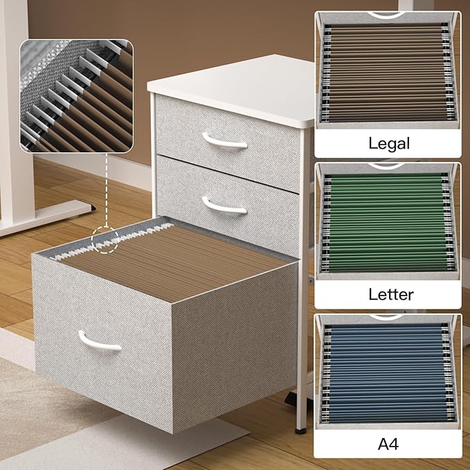 63 Inch Electric Standing Desk with Cabinet & Drawers, Height Adjustable Sit Stand Desk with Monitor Shelf, Smart Home Office Standing Computer Desk, White - LeafyLoom