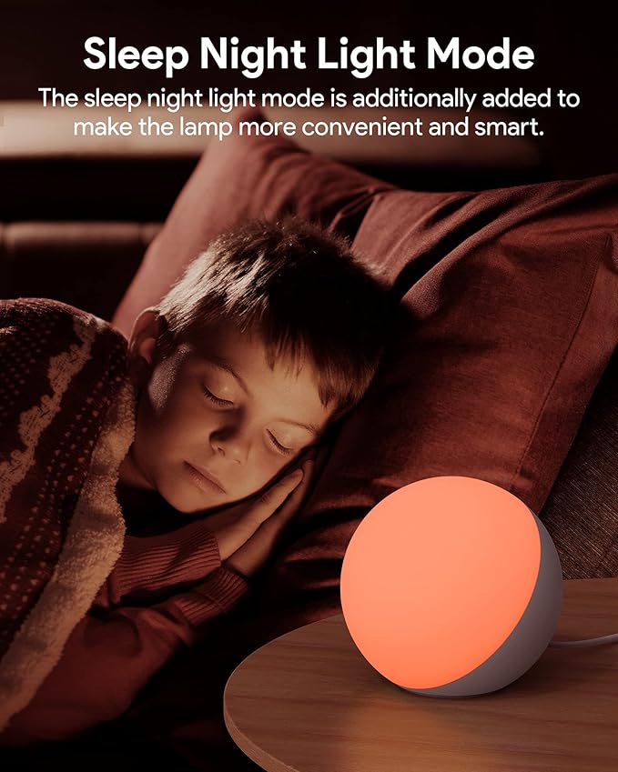Hifree Smart Table Lamp, Dimmable Desk Lamp with App/Voice Control, LED RGB Color Changing Touch Lamp, Night Light for Bedroom Compatible with Alexa HifreeDirect