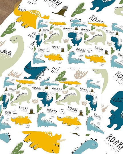 NINENINE Dinosaur Bedding Set for Kids,Twin Comforter Sets for Kids Boys,Blue Dinosaur Comforter Sets Cute Bed Set with 1 Comforter 1 Pillowcase - LeafyLoom