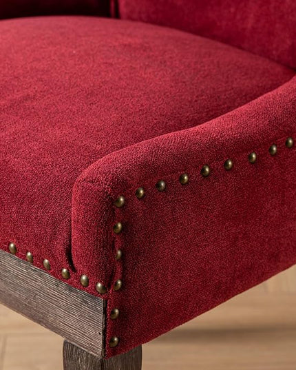 NicBex Haerin-SD-00087-LWJ Dining Chairs, 22.8"x20.8"x35.4", Burgundy - LeafyLoom